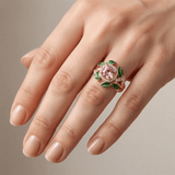 BAGUE JARDIN ENCHANTÉ EN OR
