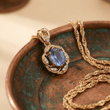 COLLIER EN TOURMALINE D'OR
