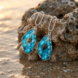 BOUCLES D'OREILLES EN FRAGMENT OCEAN