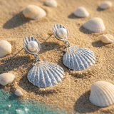 BOUCLES D'OREILLES EN COQUILLAGE