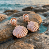 BOUCLES D'OREILLES EN COQUILLAGE