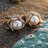 BOUCLES D'OREILLES PERLES ÉTERNELLES