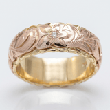 BAGUE ROSE ANTIQUE