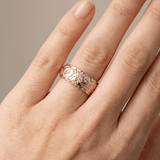 BAGUE ROSE ANTIQUE