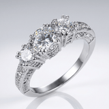 BAGUE TRINITY EN ARGENT