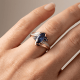 BAGUE BLEUE CÉLESTE