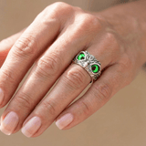 BAGUE OWL - (AJUSTABLE)