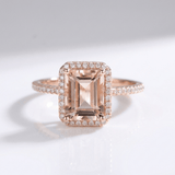 BAGUE EN FLEUR DE PÊCHER