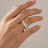 BAGUE ÉTERNITÉ OVALE