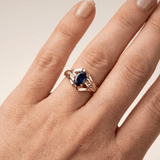 BAGUE MAJESTÉ OR & BLEU