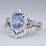 BAGUE FEUILLE GELÉE