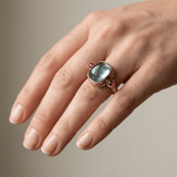 BAGUE AQUA & RUBIS
