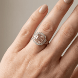 BAGUE VINTAGE ROSE