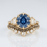 BAGUE EN OR AVEC SAPPHIRE VINTAGE