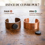 Bracelet en cuivre Tressage