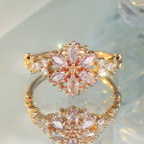 BAGUE RADIANCE PINK & OR
