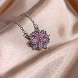 COLLIER RADIANCE FLEUR EN ZIRCONIUM