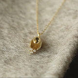 COLLIER PENDENTIF GOUTTE D'OR