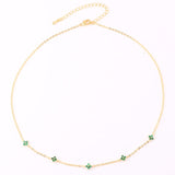 COLLIER DE CHANCE ÉMERAUDE