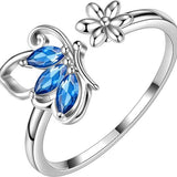 Bague Papillon Saphir