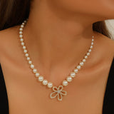 COLLIER CHARME JARDIN DE PERLES