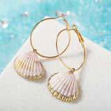 BOUCLES D'OREILLES EN COQUILLAGE