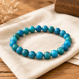 Bracelet en Apatite Bleue pour Clarté, Motivation et Expression de Soi