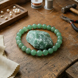 Bracelet en Aventurine Verte pour la Chance, les Opportunités et la Prospérité