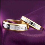 Bague couple amour éternel | Or