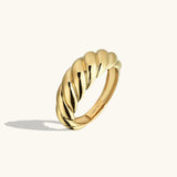 Bague croissant | Or