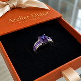 Bague Kassia Lilacmont | Or blanc
