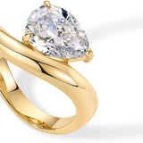 Bague promesse ondulée | Or