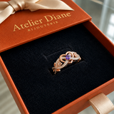 Bague Violetheart | Or bicolore
