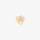Bague tournante Flora | Or