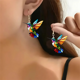 Ensemble collier hirondelle et boucles d'oreilles | Or