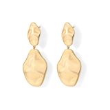 Boucles d'oreilles vague ondulée | Or