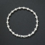 Bracelet tennis classique en grappe | Or
