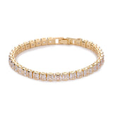 Bracelet de tennis carré | Or