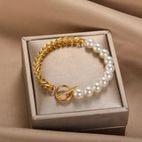 Bracelet élégant et marguerites | Or