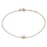 Bracelet en pierre moissanite Cléa | Or