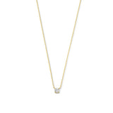 Collier Cléa en pierre | Or blanc