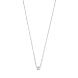 Collier Cléa en pierre | Or blanc