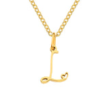 Collier initial coeur | Or