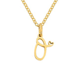 Collier initial coeur | Or