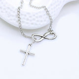 Collier pendentif croix éternelle | Or
