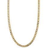 Collier en chaîne à maillons Plats | Or