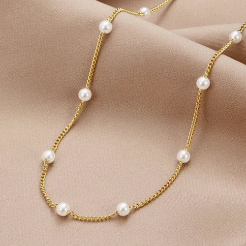 Collier avec perle naturelle | Or