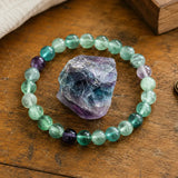 Bracelet en Fluorite pour Concentration, Clarté Mentale et Harmonie Calme