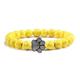 Bracelet avec Pattes de Perles – Design en Pierre Naturelle