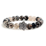 Bracelet avec Pattes de Perles – Design en Pierre Naturelle